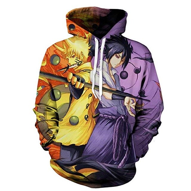 Naruto 3D Unisex Hoodies