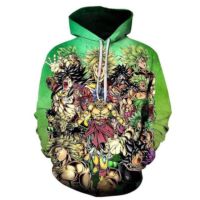 DBZ 3D Character Hoodies (Unisex)