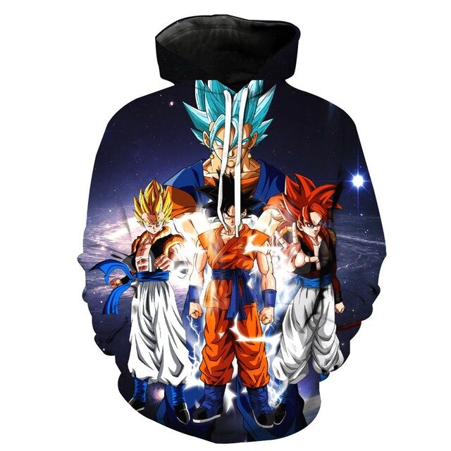 DBZ 3D Unisex Hoodies (Variety)